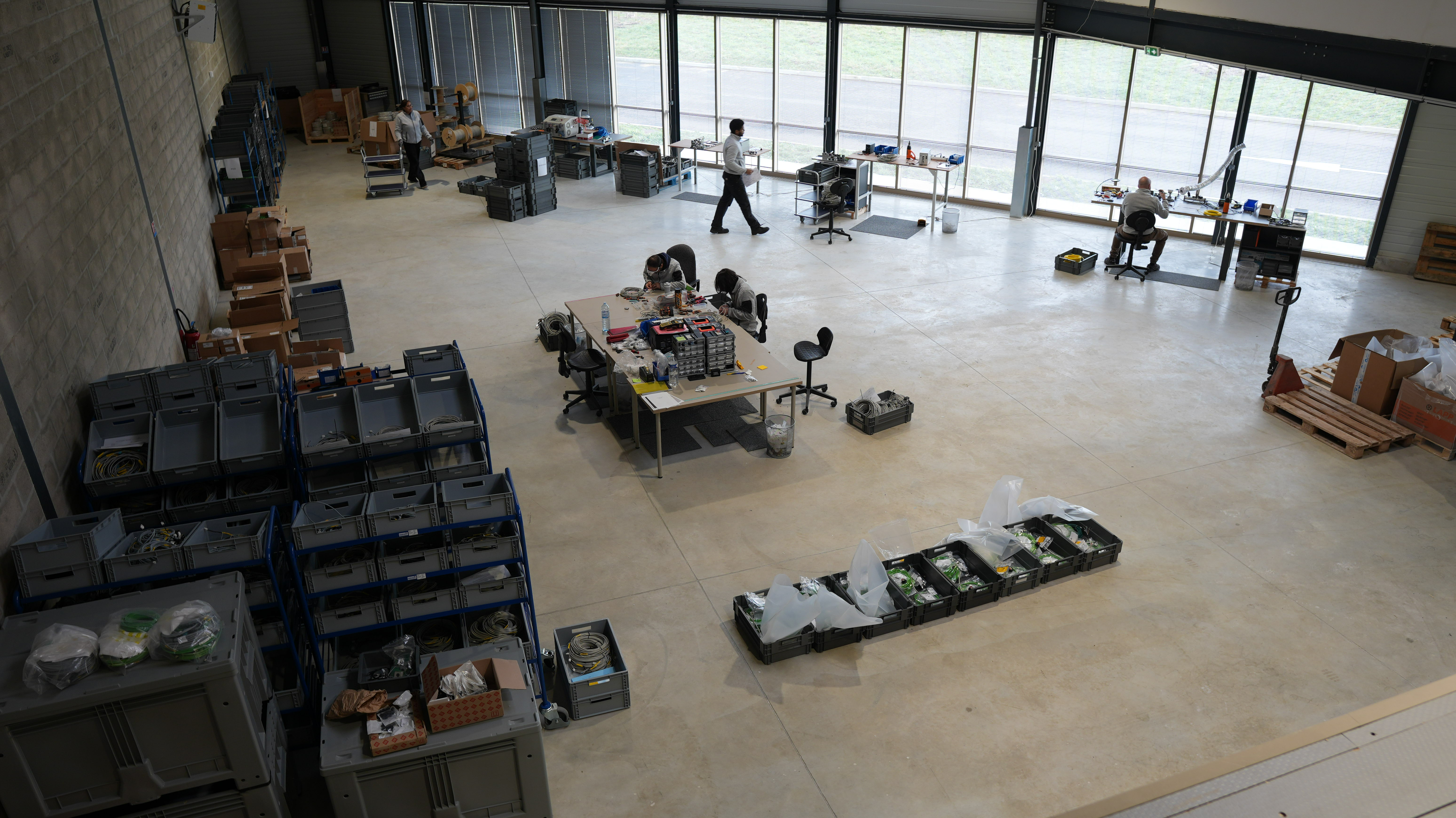 Atelier de fabrication des faisceaux electrique